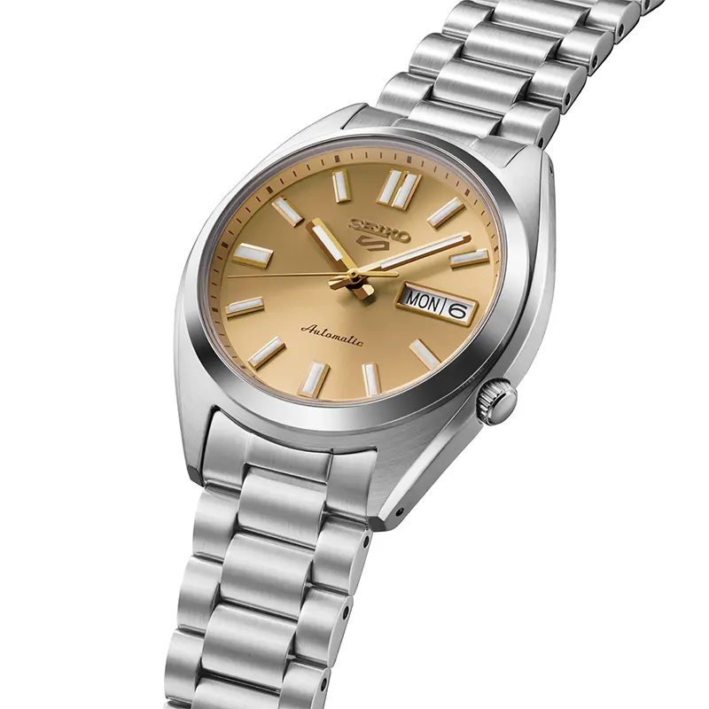 Seiko 5 Sports SNXS Series Gold Dial Men's Watch | SRPL59