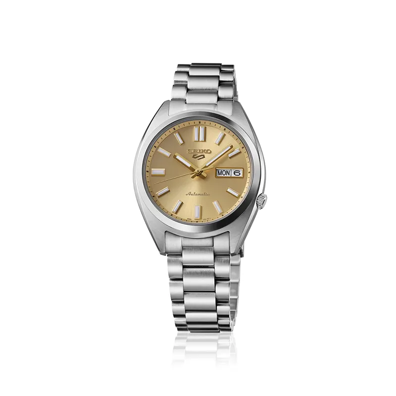 Seiko 5 Sports SNXS Series Gold Dial Men's Watch | SRPL59