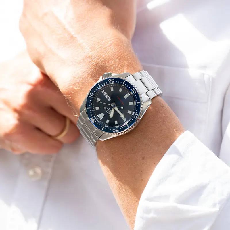 Seiko 5 Sports SKX’s Iconic Automatic Blue Dial Men's Watch | SRPL83