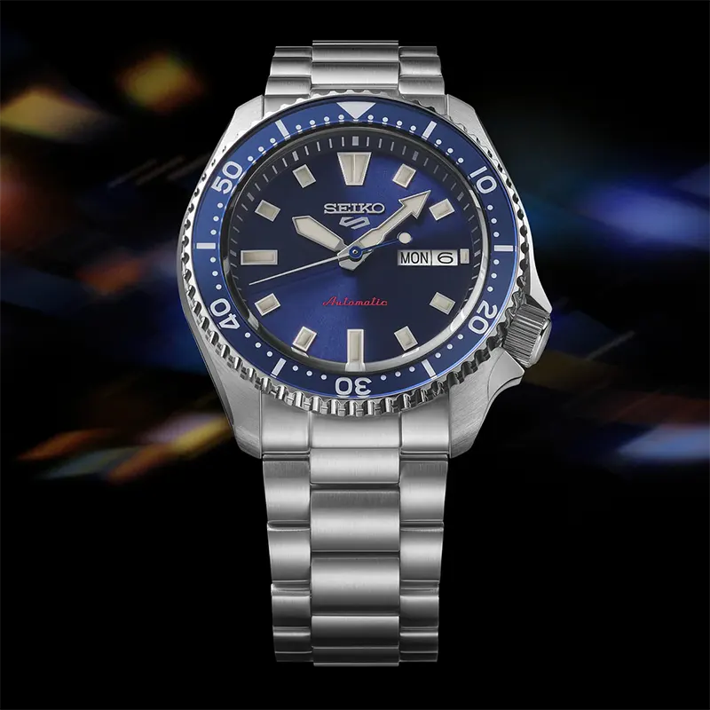 Seiko 5 Sports SKX’s Iconic Automatic Blue Dial Men's Watch | SRPL83