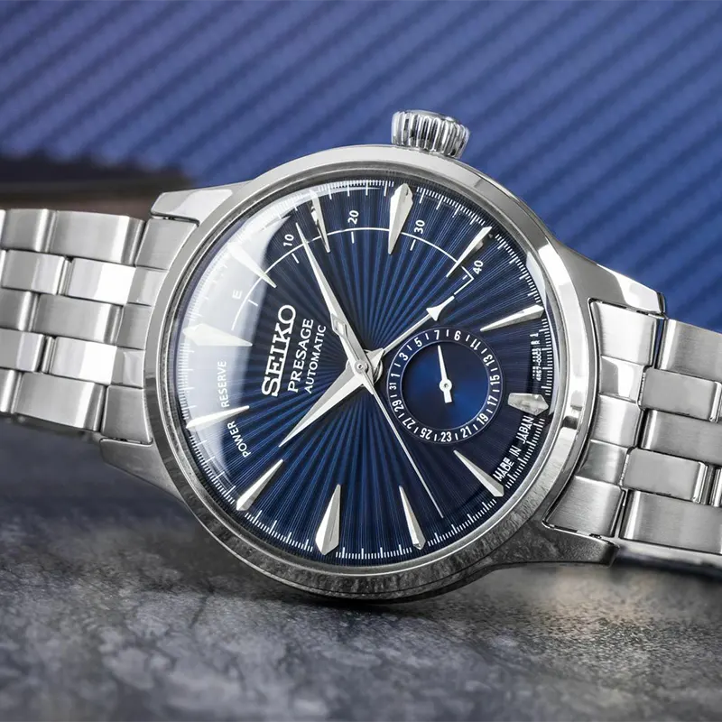 Seiko Presage Cocktail Time 'Blue Moon' Blue Men's Watch | SSA347J1