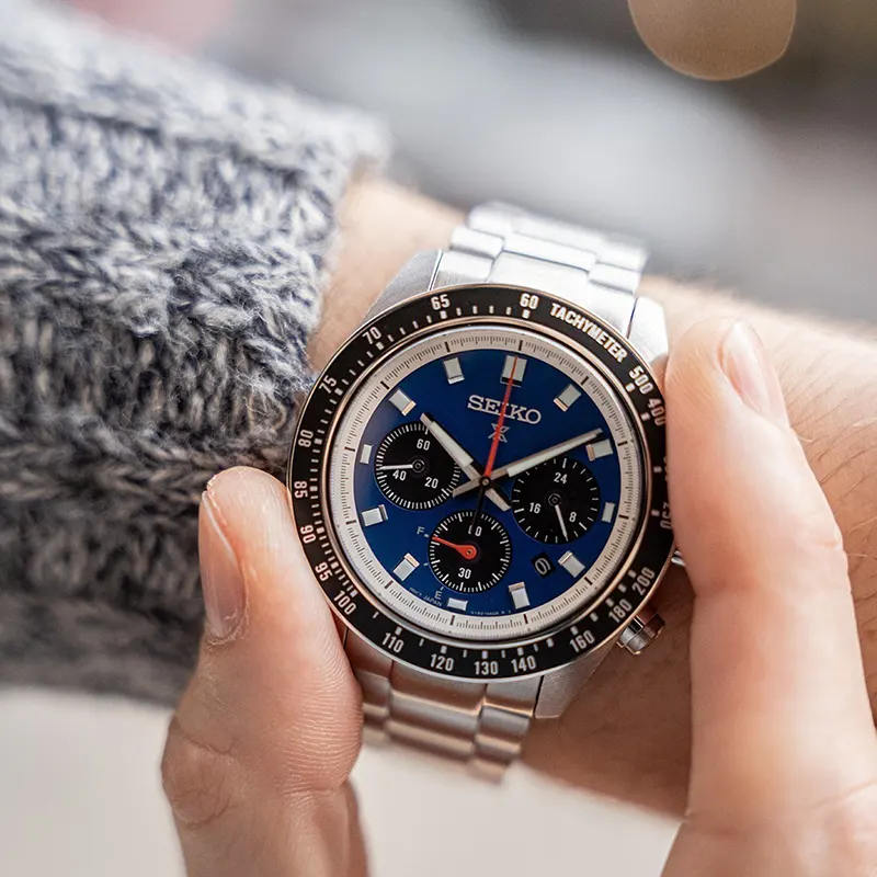 Seiko Prospex Speedtimer U.S. Special Edition Solar Chronograph Men's Watch | SSC931