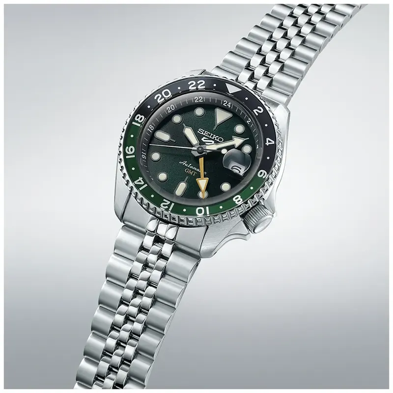 Seiko 5 Sports SKX Series GMT Green Dial Men’s Watch | SSK035K1