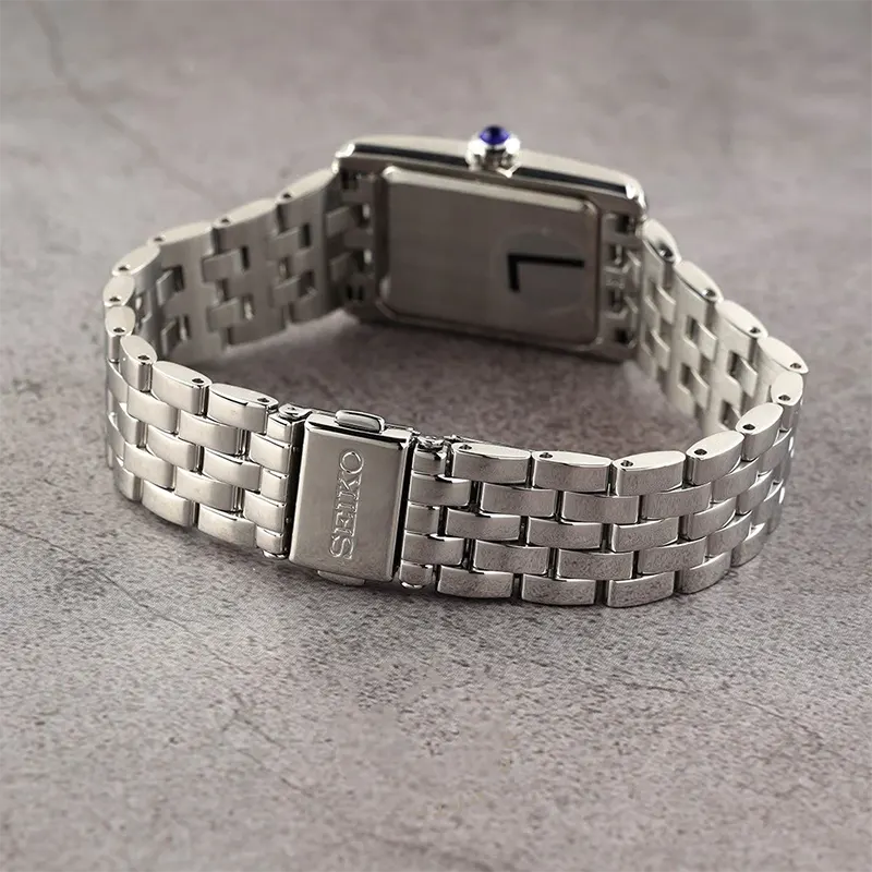 Seiko Essentials Roman Numeral Blue Dial Ladies Watch | SWR085