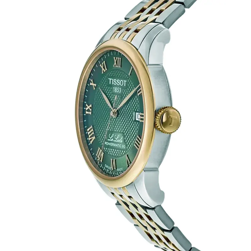 Tissot Le Locle Powermatic 80 Green Dial Men's Watch | T006.407.22.093.00