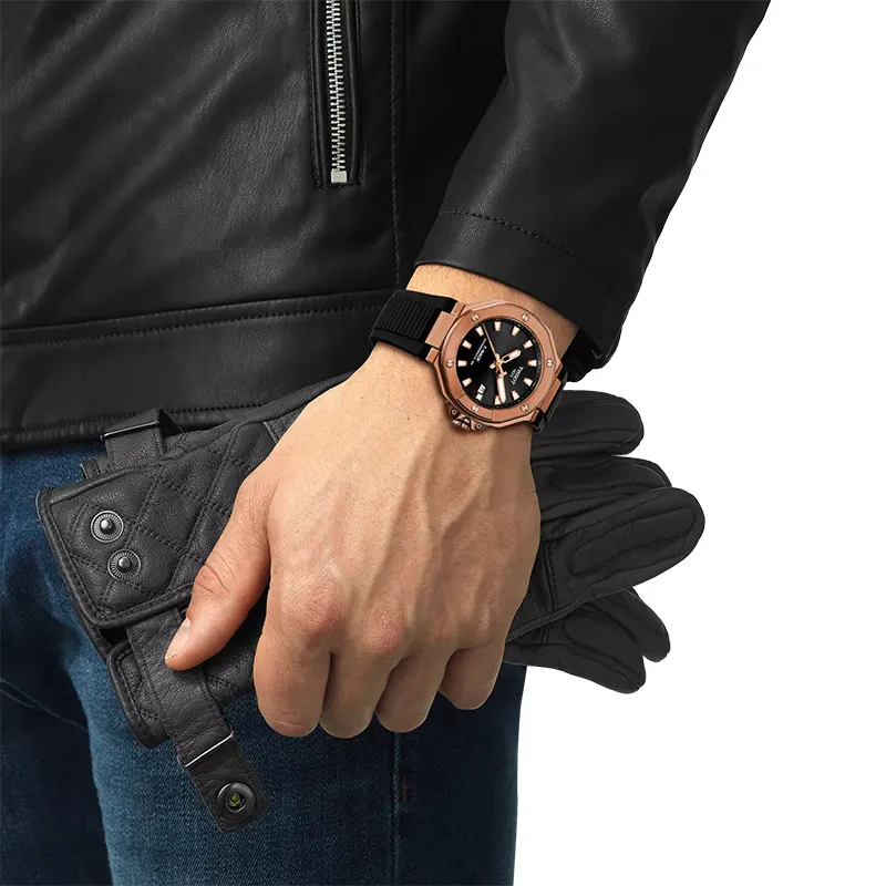 Tissot T-Race Automatic Black Dial Silicone Men's Watch | T141.807.37.051.00