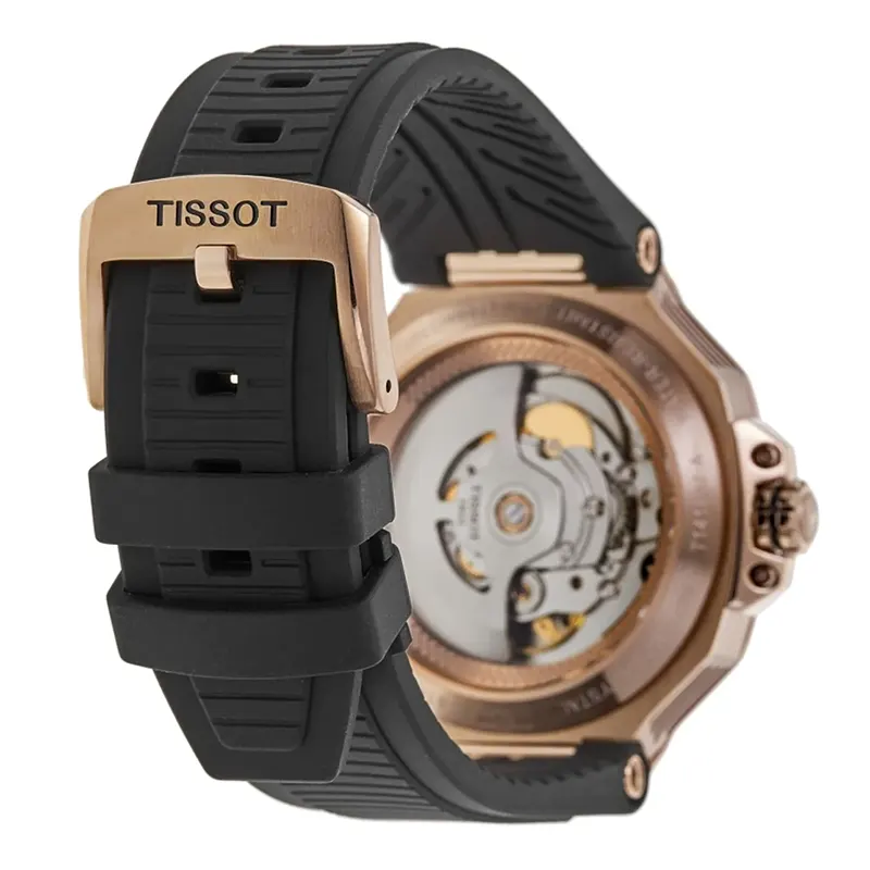 Tissot T-Race Automatic Black Dial Silicone Men's Watch | T141.807.37.051.00