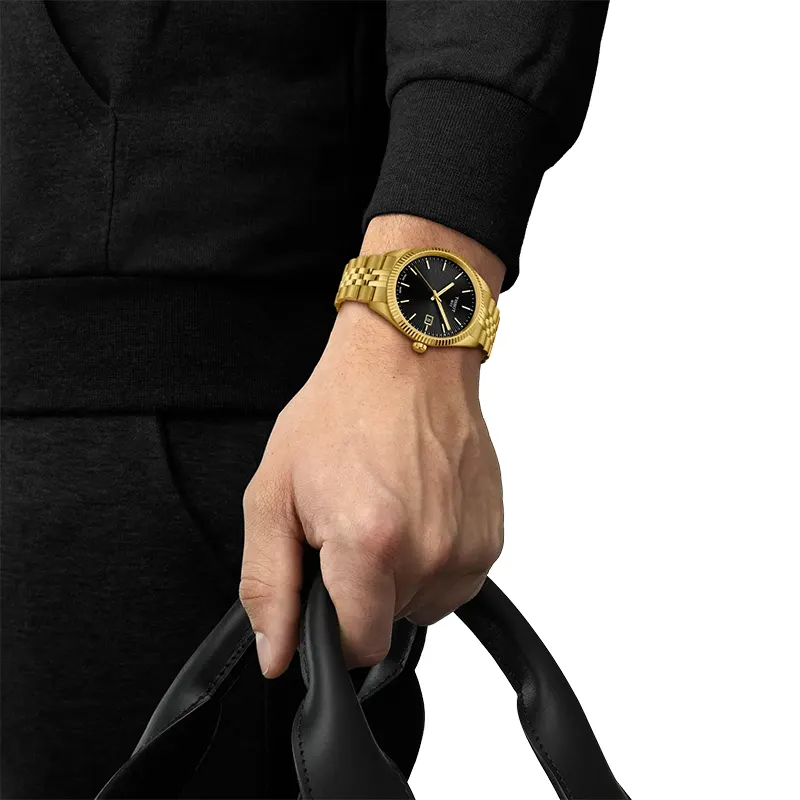 Tissot Ballade 40mm Black Dial Gold-Tone Men's Watch | T156.410.33.051.00