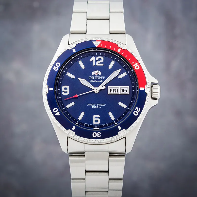 Orient Mako II Pepsi Automatic Blue Dial Men’s Watch | AA02009D