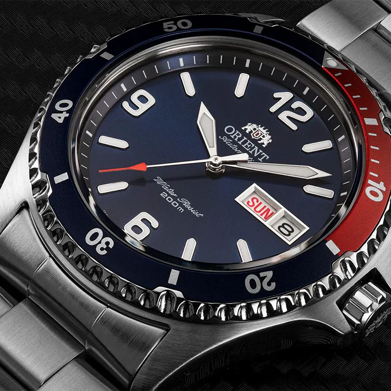 Orient Mako II Pepsi Automatic Blue Dial Men’s Watch | AA02009D