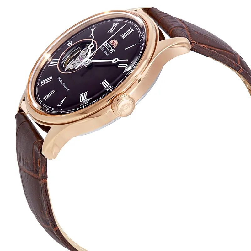 Orient Envoy Open Heart Brown Dial Automatic Men's Watch | AG00001T