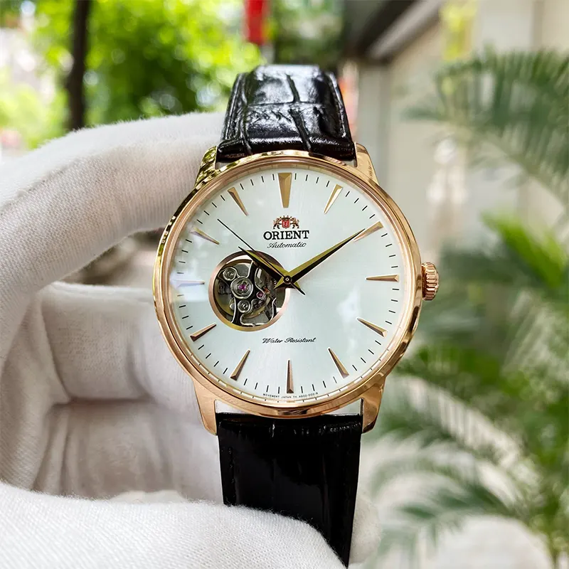 Orient Envoy Contemporary Open Heart White Dial Automatic Men's Watch | AG02002W