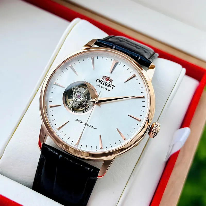 Orient Envoy Contemporary Open Heart White Dial Automatic Men's Watch | AG02002W