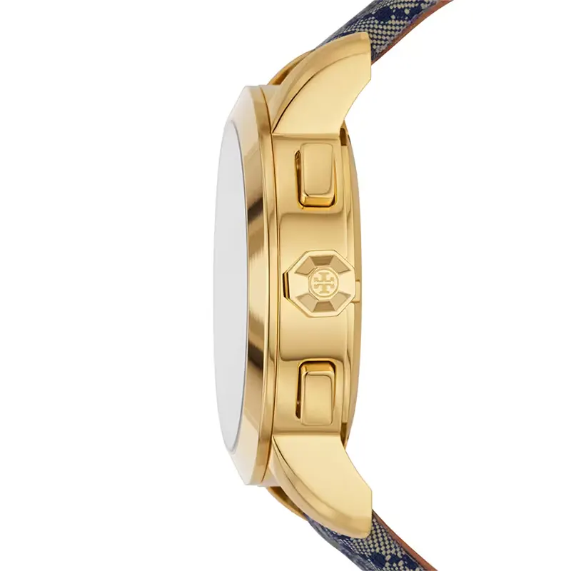 Tory Burch The Tory Chronograph Ivory Dial Ladies Watch | TBW1035
