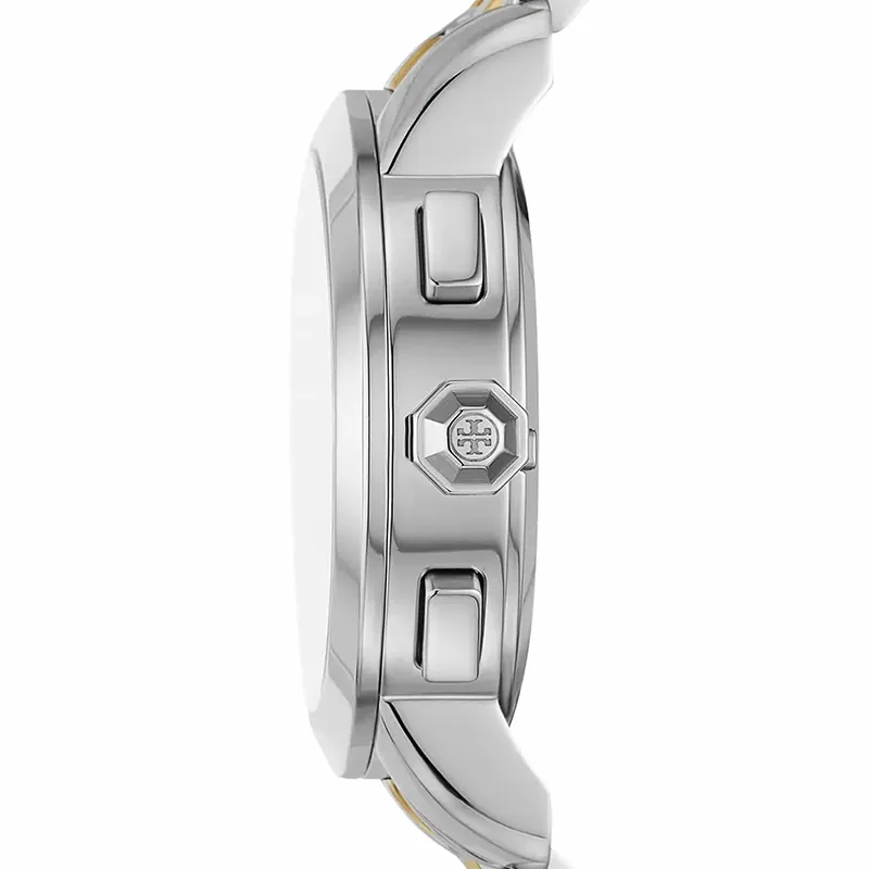 Tory Burch The Tory Chronograph Two-Tone Ladies Watch | TBW1052