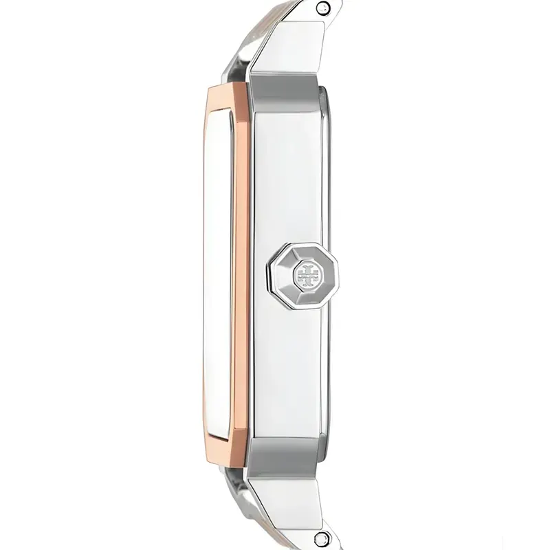 Tory Burch Robinson Two-Tone White Dial Ladies Watch | TBW1509