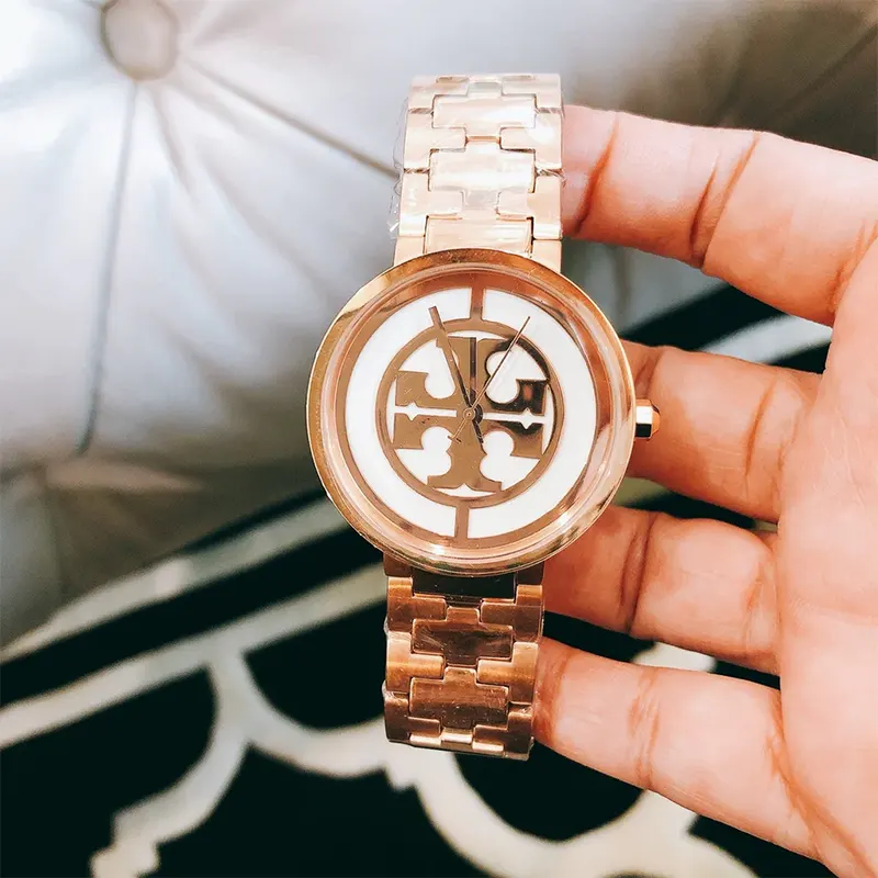 Tory Burch Reva 36mm Rose Gold-Tone Ladies Watch | TBW4028