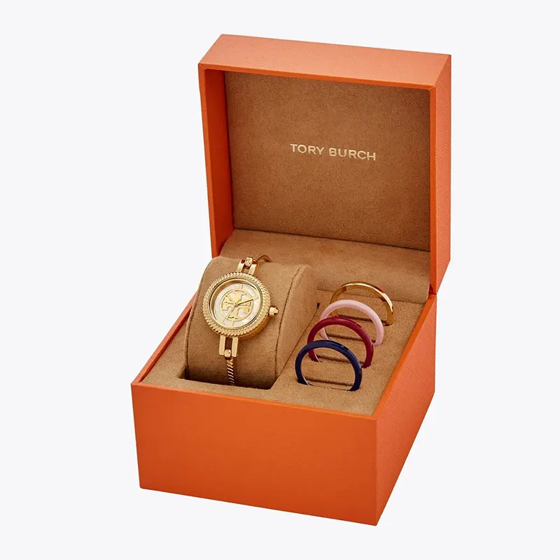 Tory Burch Reva Bangle Watch Gift Set For Her | TBW4029
