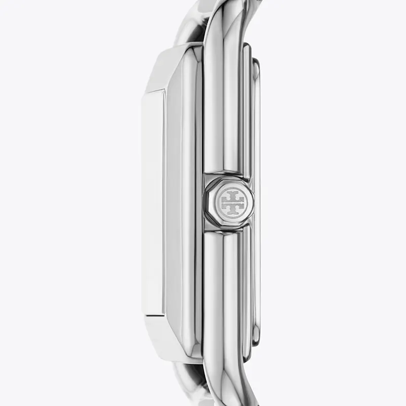 Tory Burch Kira Ivory Dial Two-Tone Ladies Watch | TBW6021