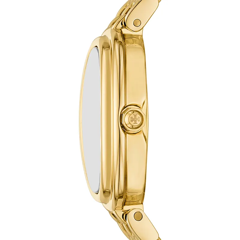 Tory Burch The Oval Green Dial Gold-Tone Ladies Watch | TBW6038