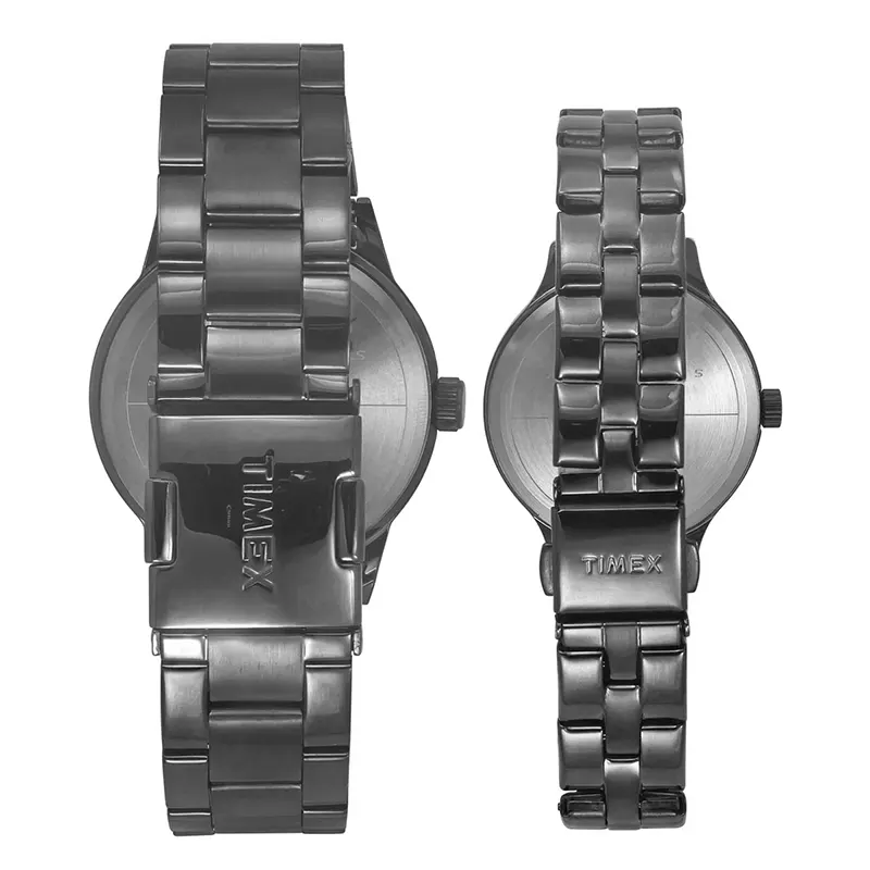 Timex Multi-Function Burgundy Dial Couple Watch | TW00PR314