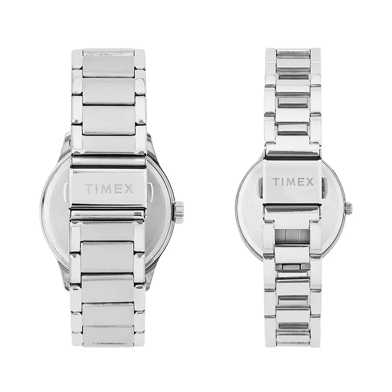Timex Multi-Function Tiffany Blue Dial Couple Watch | TW00PR326