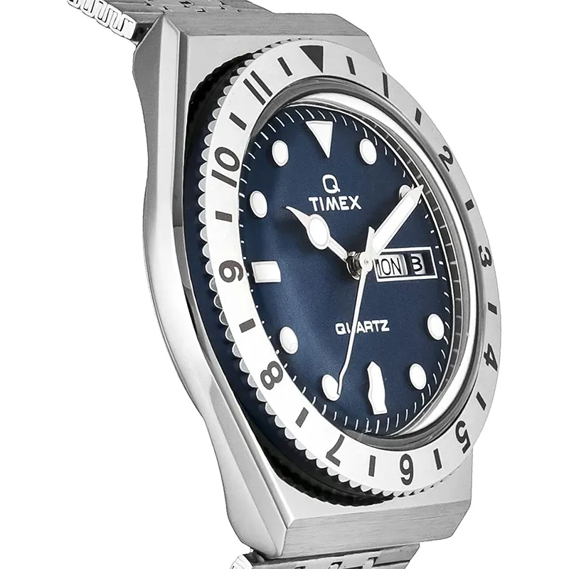Q Timex® Reissue Blue Dial 36mm Ladies Watch | TW2U95500