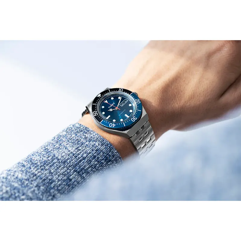 Timex M79 Batman Special Projects Automatic Blue Dial Men's Watch | TW2V25100