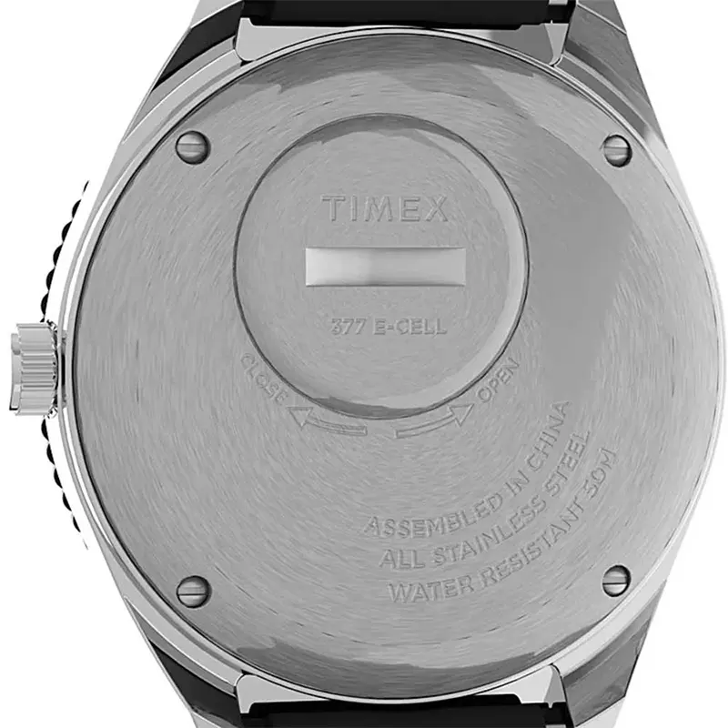 Q Timex Reissue Day-Date Black Dial Men's Watch | TW2V32000
