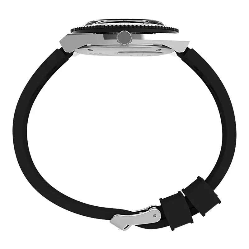 Q Timex Reissue Day-Date Black Dial Men's Watch | TW2V32000