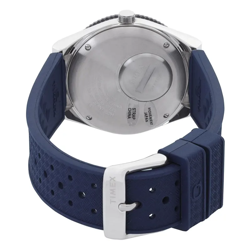 Q Timex Reissue Blue Dial Pepsi Bezel Men's Watch | TW2V32100