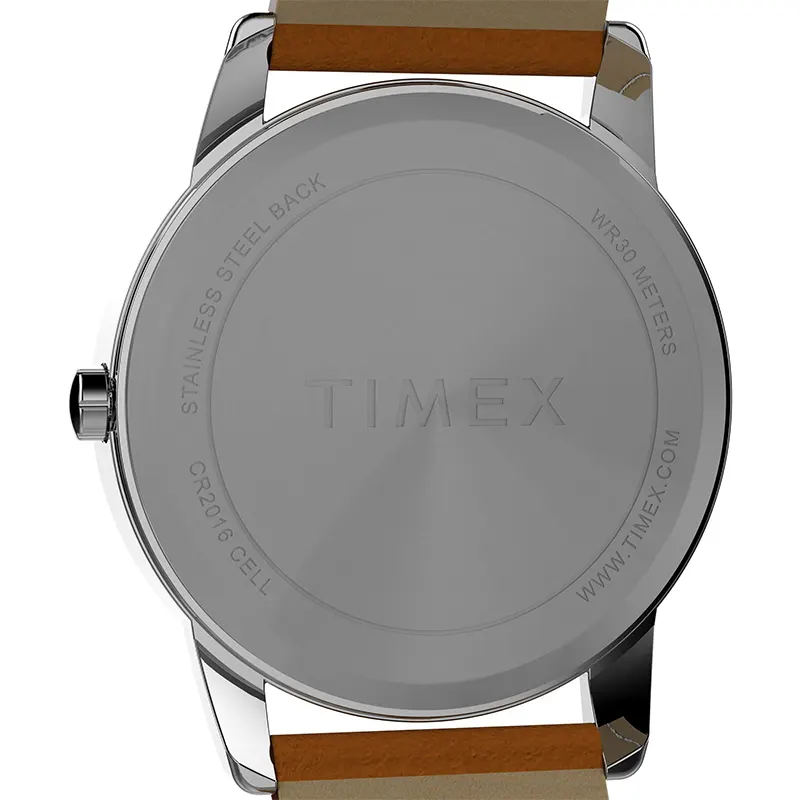 Timex Easy Reader Green Dial Brown Leather Men's Watch | TW2W54600
