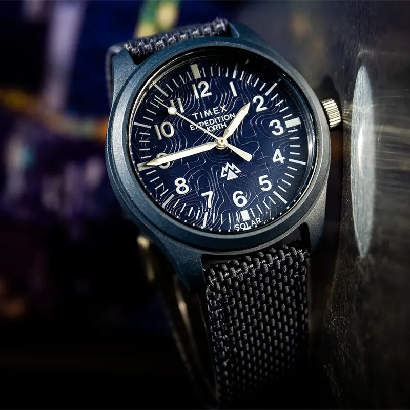 Timex Expedition Traprock Solar Navy Blue Men's Watch | TW2W71200