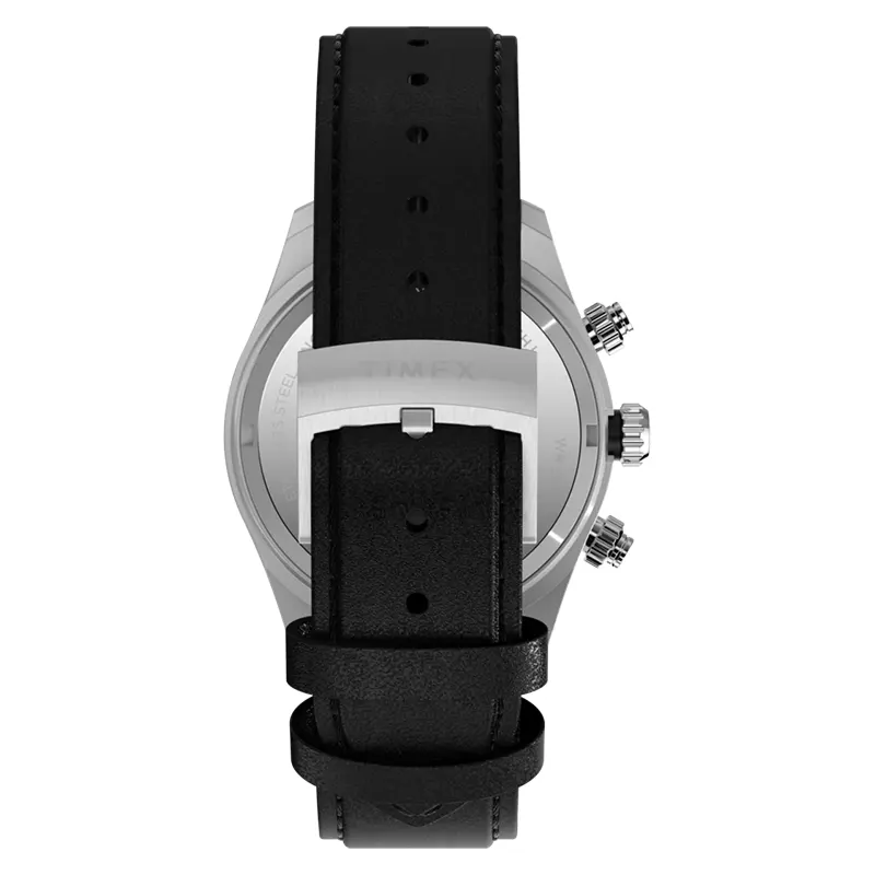 Timex Waterbury Heritage Chronograph Silver Dial Men's Watch | TW2Y19300