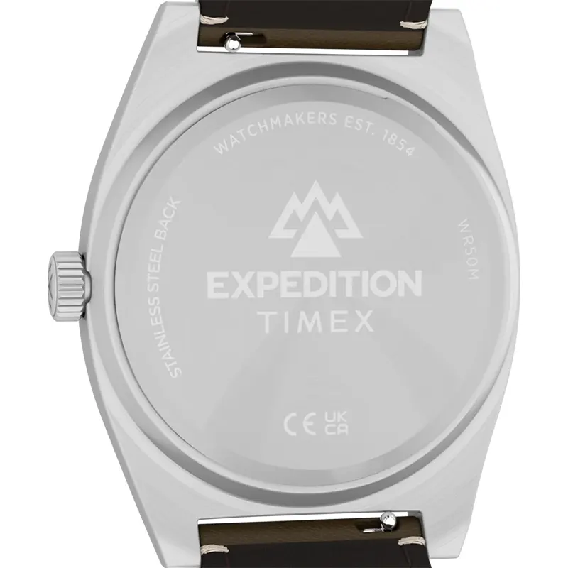 Timex Expedition® Capstone 39mm Eco-Friendly Leather Strap Men's Watch | TW2Y30600