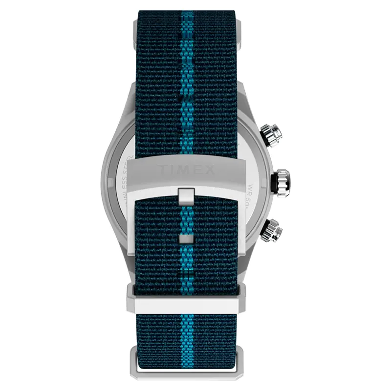 Timex Waterbury Heritage Chronograph Blue Dial Men's Watch | TW2Y39000