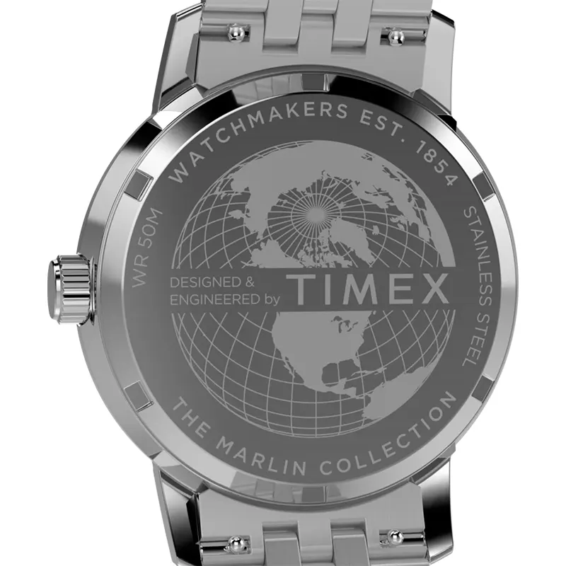 Timex Marlin® GMT 40mm Blue Dial Men's Watch | TW2Y47600