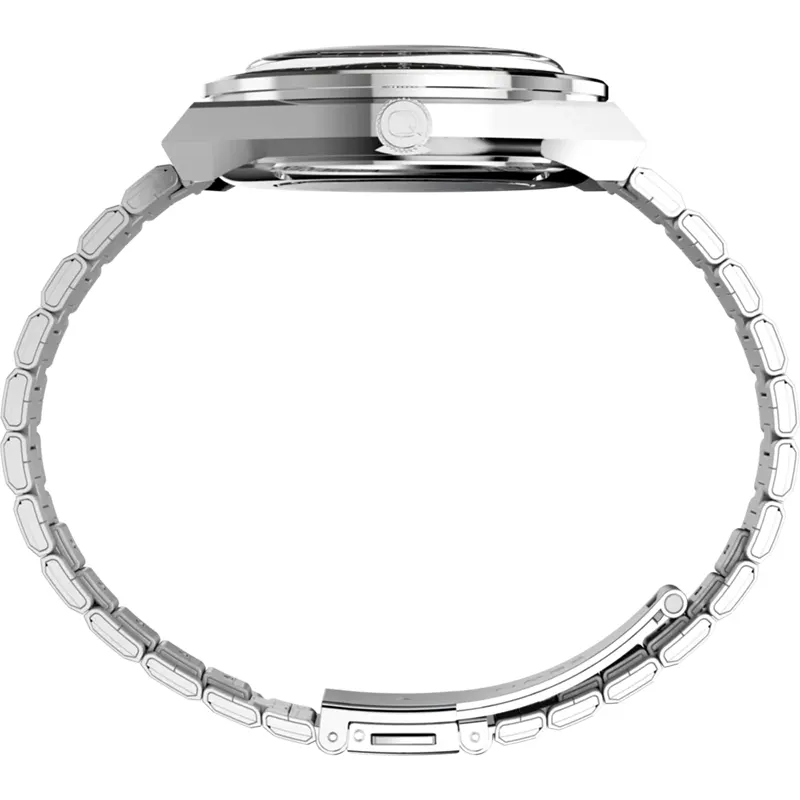 Q Timex NASA 40mm Multifunction Moonphase Black Dial Men's Watch | TW2Y56700