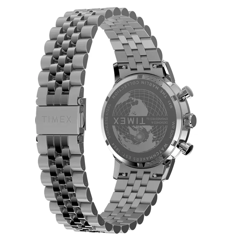 Timex Marlin® Chronograph 40mm Ice Blue Dial Men's Watch | TW2Y66500