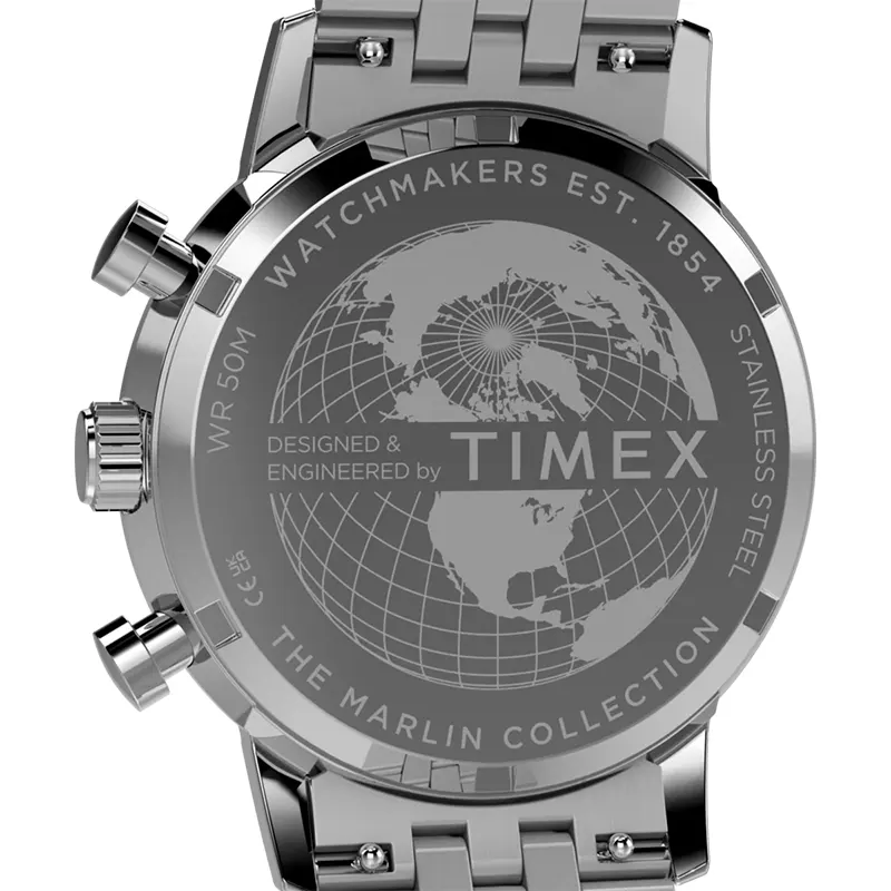 Timex Marlin® Chronograph 40mm Ice Blue Dial Men's Watch | TW2Y66500
