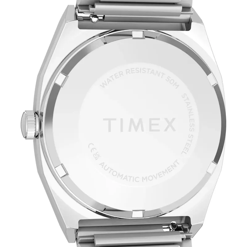 Timex® 1983 E Line Reissue Ice Blue Dial Automatic Men's Watch | TW2Y66700