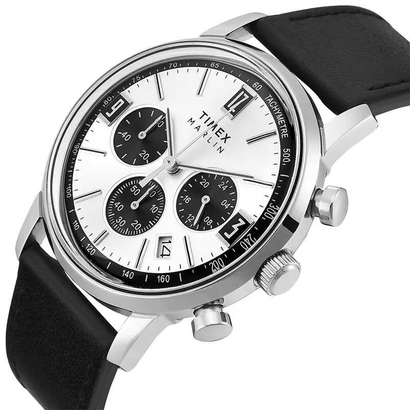 Timex Marlin Chronograph Panda 42mm Men's Watch | TWEG26703