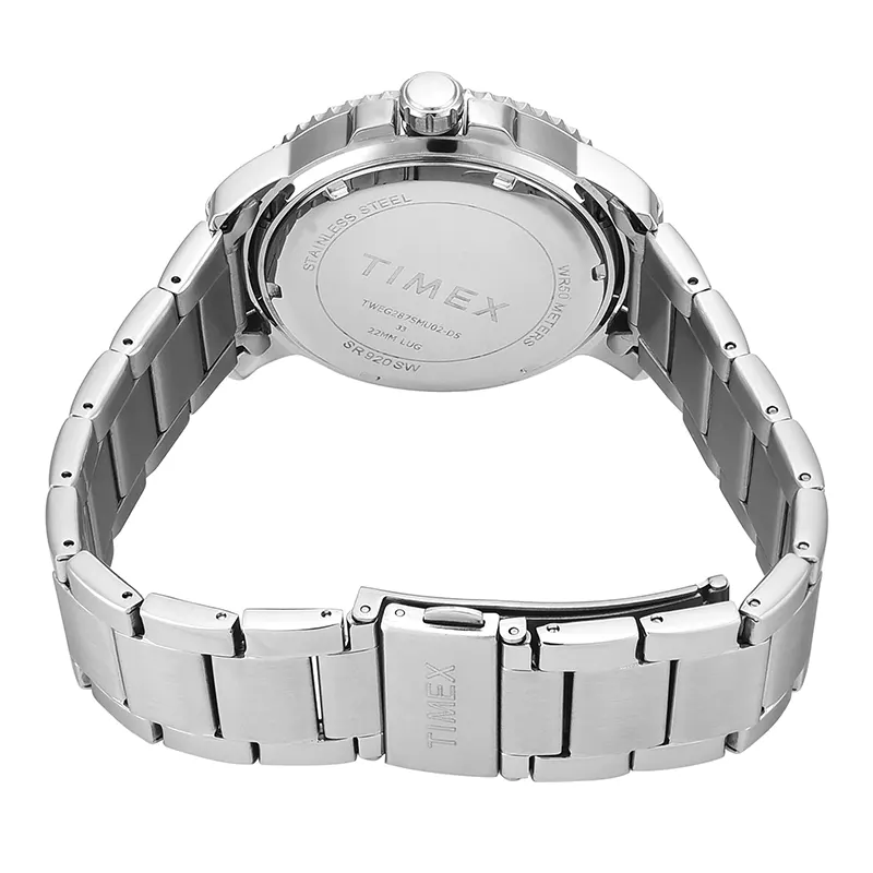 Timex Day-Date Pepsi Bezel Blue Dial Men's Watch | TWEG287SMU02