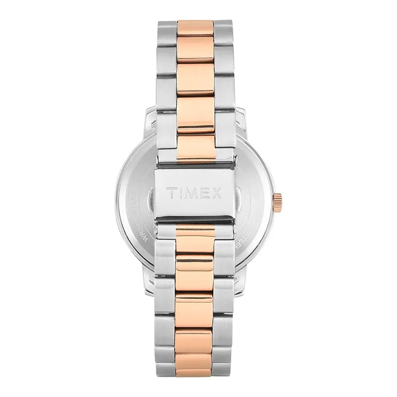 Timex Green Dial Two-Tone Men's Watch | TWEG358SMU03T