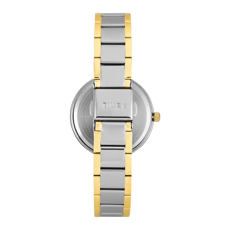 Timex® Trendline Green Dial Two-Tone Ladies Watch | TWEL18710