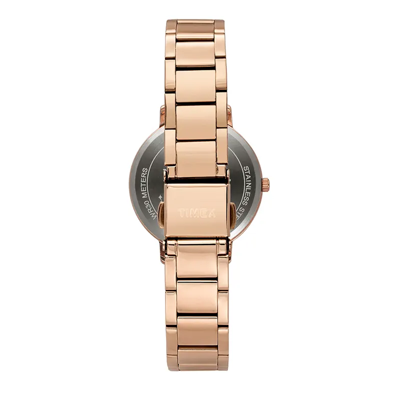 Timex® Trendline Brown Dial Rose Gold-Tone Ladies Watch | TWEL18721