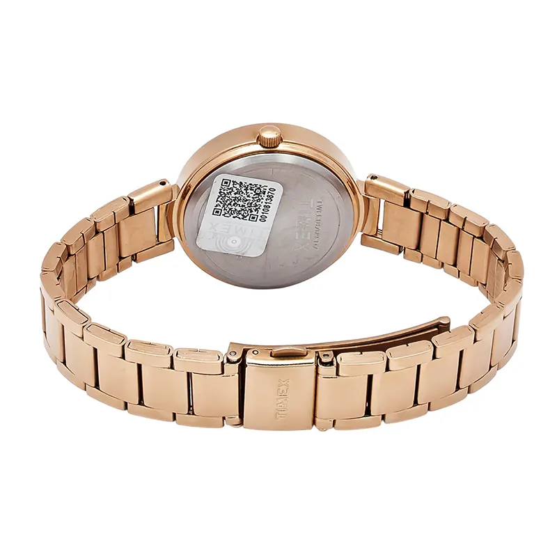 Timex® Trendline Brown Dial Rose Gold-Tone Ladies Watch | TWEL18721