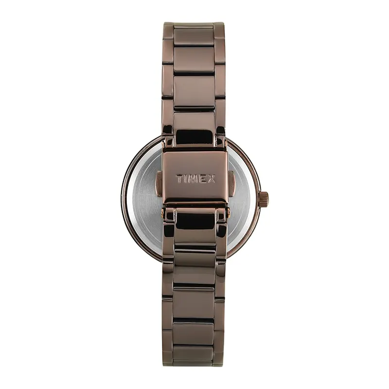 Timex® Trendline Brown Dial Brown-Tone Ladies Watch | TWEL18722