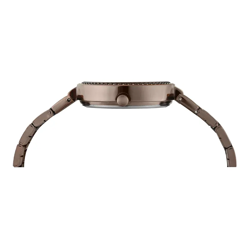 Timex® Trendline Brown Dial Brown-Tone Ladies Watch | TWEL18722