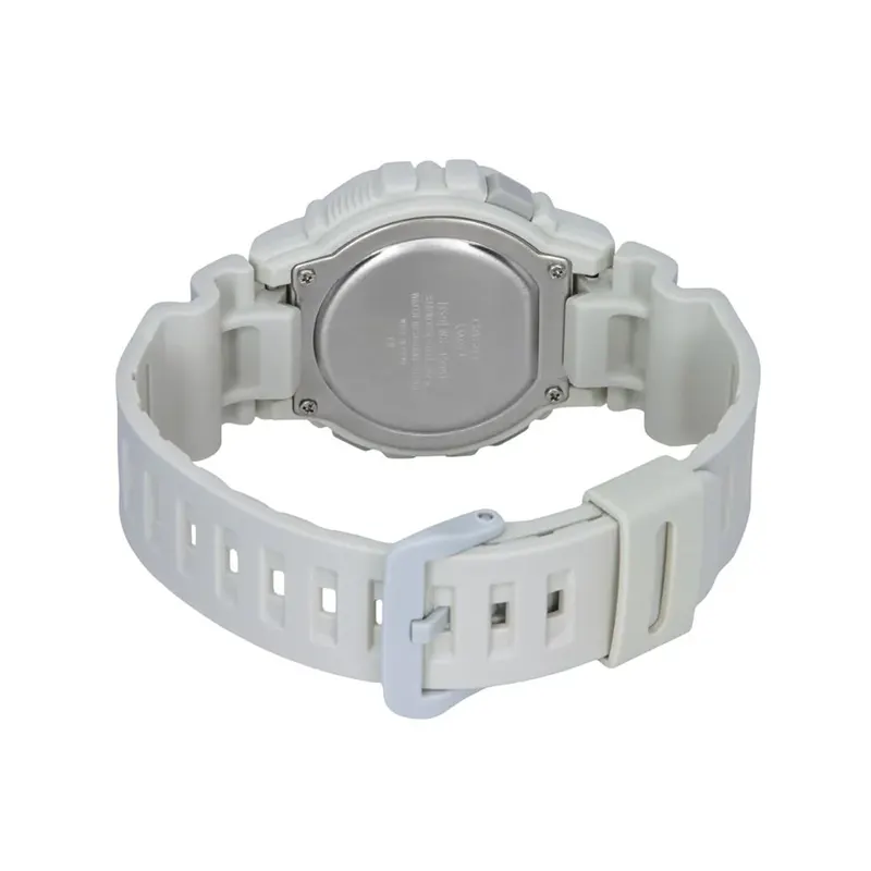 Casio WS-1400H-8AV Youth Grey Dial White Resin Strap Men's Watch